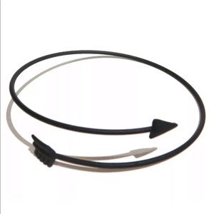 Black Wrap Arrow Bracelet Adjustable